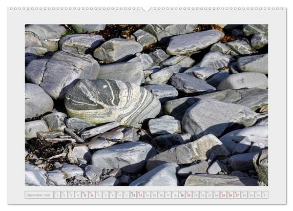 Produktbild: Die Kunst der Steine / 2026 (hochwertiger Premium Wandkalender 2026 DIN A2 quer), Kunstdruck in Hochglanz
