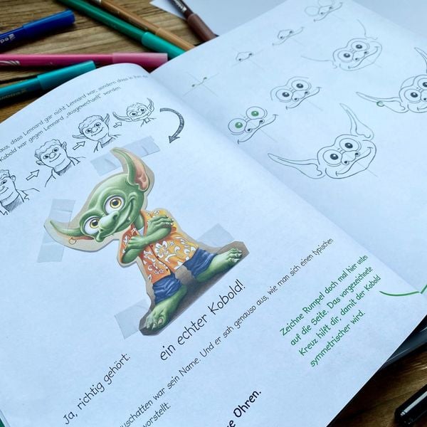 Produktbild: KoboldKroniken. Dein Comic-Zeichenbuch