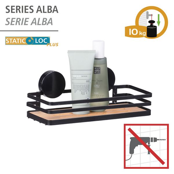 Produktbild: Static-Loc&reg; Wandablage Mod. Alba, Badezimmerablage