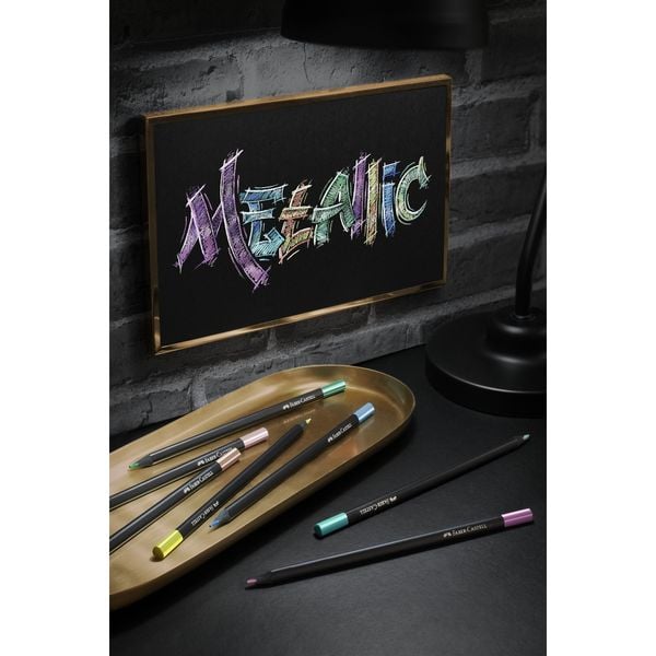 Produktbild: Faber-Castell Buntstifte Black Edition Metallic