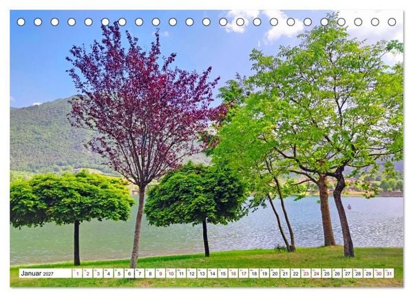 Produktbild: Der Idrosee in der Lombardei (Tischkalender 2027 DIN A5 quer), CALVENDO Monatskalender