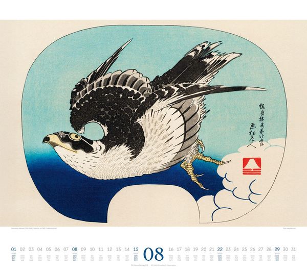 Produktbild: Hokusai Kalender 2027 | Hiroshige, Kuniyoshi, Kunisada