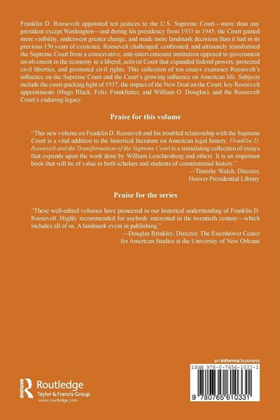 Produktbild: Franklin D. Roosevelt and the Transformation of the Supreme Court