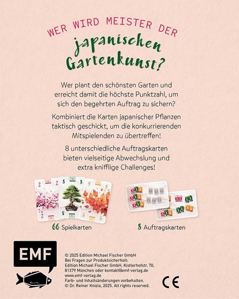 Produktbild: Kartenspiel: Niwa &ndash; Japanischer Garten: Das Taktik-Spiel mit vielseitigen Auftr&auml;gen