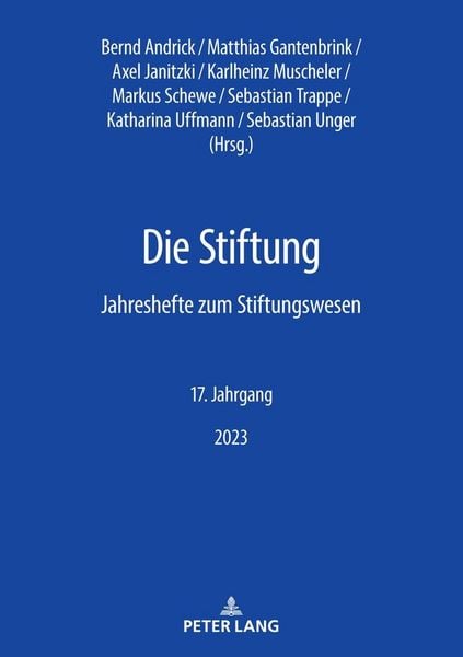 Produktbild: Die Stiftung