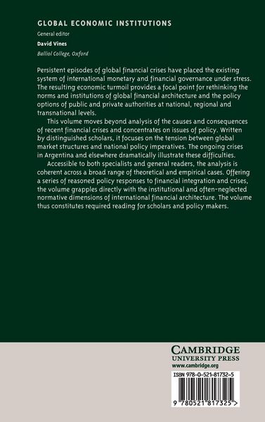 Produktbild: International Financial Governance under Stress
