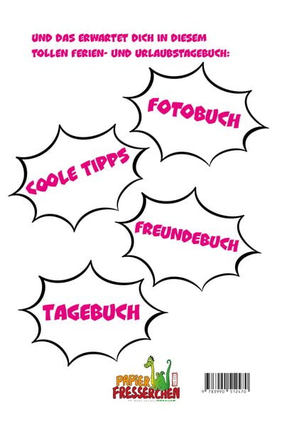 Produktbild: Ferientagebuch f&uuml;r coole Girls - f&uuml;r Reise, Urlaub und Ferien zu Hause