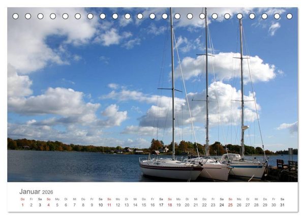 Produktbild: Segelboote in S&uuml;dschwedens Sch&auml;ren (Tischkalender 2026 DIN A5 quer), CALVENDO Monatskalender
