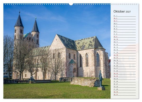 Produktbild: Magdeburg an der Elbe - Der Planer (Wandkalender 2027 DIN A2 quer), CALVENDO Monatskalender