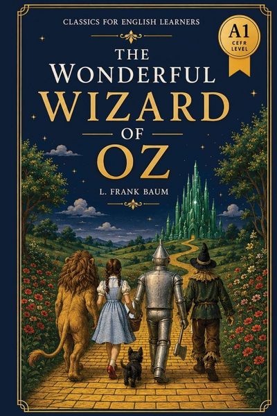 Produktbild: The Wonderful Wizard of Oz - Simplified for English Learners (A1) | Graded Reader with Vocabulary