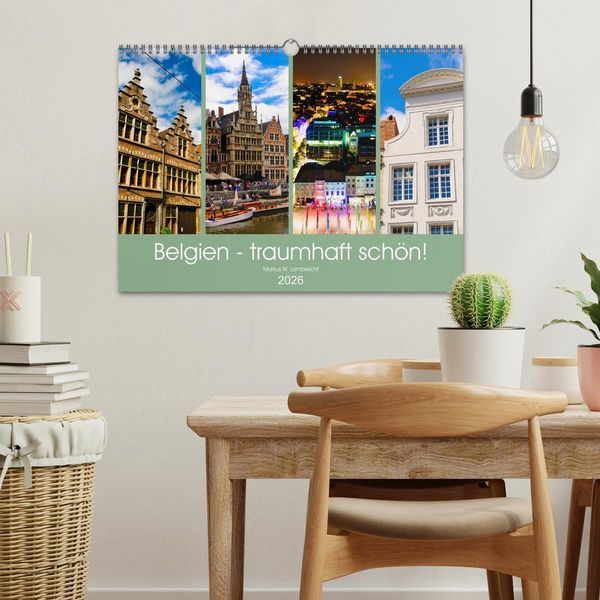 Produktbild: Belgien - traumhaft sch&ouml;n! (Wandkalender 2026 DIN A3 quer), CALVENDO Monatskalender
