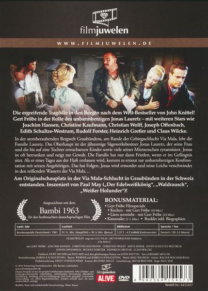 Produktbild: Via Mala - Filmjuwelen