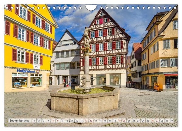 Produktbild: T&uuml;bingen Stadtansichten (Wandkalender 2026 DIN A4 quer), CALVENDO Monatskalender