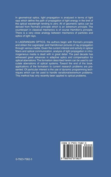 Produktbild: Lagrangian Optics