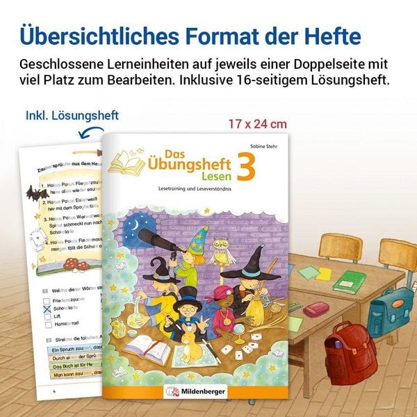 Produktbild: Das &Uuml;bungsheft Lesen 3