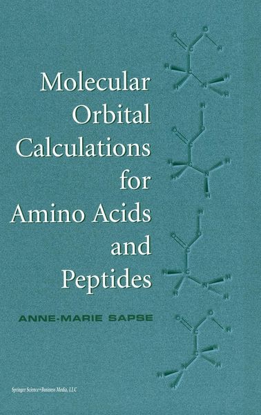 Produktbild: Molecular Orbital Calculations for Amino Acids and Peptides