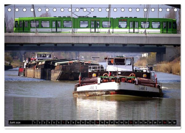 Produktbild: Der Mittellandkanal - 325 Kilometer Wasserstra&szlig;e (Tischkalender 2026 DIN A5 quer), CALVENDO Monatskalender