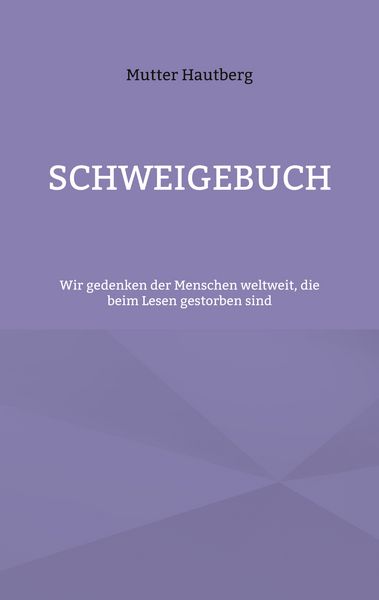 Produktbild: Schweigebuch