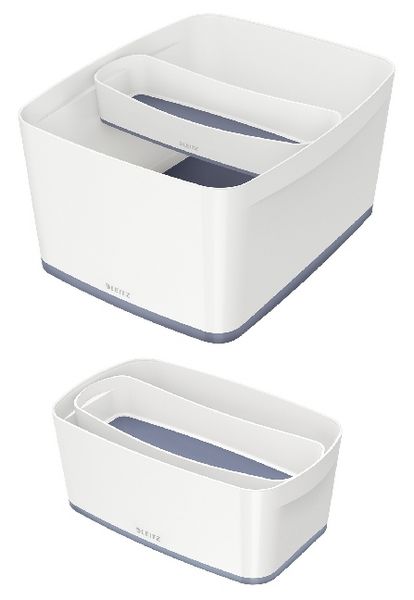 Produktbild: Leitz MyBox Ablageschale lang wei&szlig;/grau