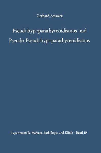 Produktbild: Pseudohypoparathyreoidismus und Pseudo-Pseudohypoparathyreoidismus