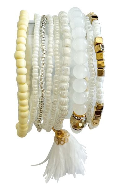 Produktbild: DIY Armband-Set, weiss