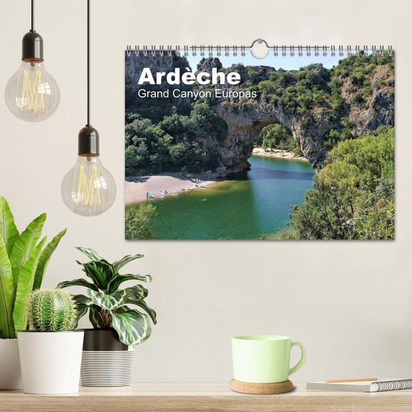 Produktbild: Ard&egrave;che, Grand Canyon Europas (Wandkalender 2026 DIN A4 quer), CALVENDO Monatskalender