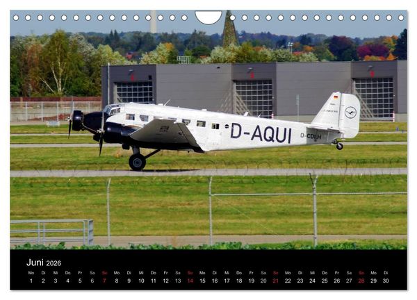 Produktbild: Giganten der L&uuml;fte am Airport Stuttgart (Wandkalender 2026 DIN A4 quer), CALVENDO Monatskalender