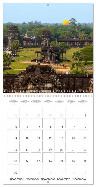 Produktbild: ANGKOR, TEMPLE IN THE JUNGLE (Wall Calendar 2026 12 &times; 12 Inch) CALVENDO 12 Month Wall Calendar