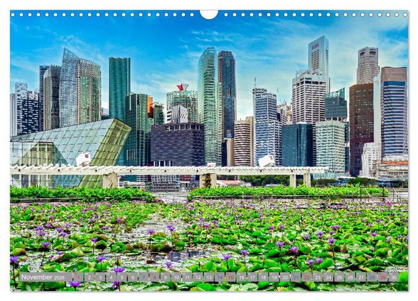 Produktbild: Singapur - Asiatische Lifestyle Metropole (Wandkalender 2026 DIN A3 quer), CALVENDO Monatskalender