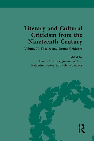Produktbild: Literary and Cultural Criticism from the Nineteenth Century