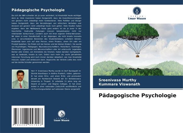 Pädagogische Psychologie, Taschenbuch von Sreenivasa Murthy , Kummara Viswanath, Verlag Unser Wissen, 9786208557928