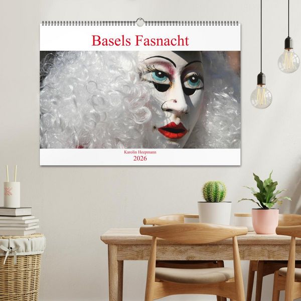 Produktbild: Basels Fasnacht (Wandkalender 2026 DIN A2 quer), CALVENDO Monatskalender