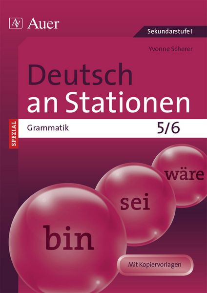 Produktbild: Deutsch an Stationen SPEZIAL Grammatik 5-6