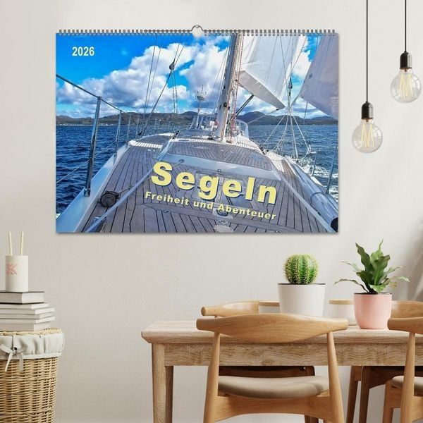 Produktbild: Segeln - Freiheit und Abenteuer (Wandkalender 2026 DIN A2 quer), CALVENDO Monatskalender