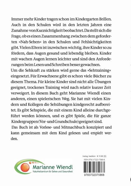 Produktbild: Sehspiele f&uuml;r Schuki (Schul- und Vorschulkinder)