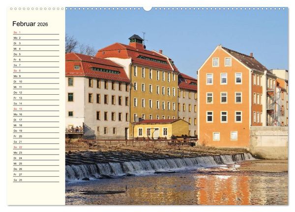 Produktbild: G&ouml;rlitz - Die Perle Niederschlesiens (Wandkalender 2026 DIN A2 quer), CALVENDO Monatskalender