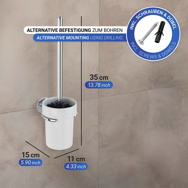 Produktbild: UV-Loc&reg; WC-Garnitur Mod. Isera, Befestigen ohne Bohren mit innovativem Klebesystem