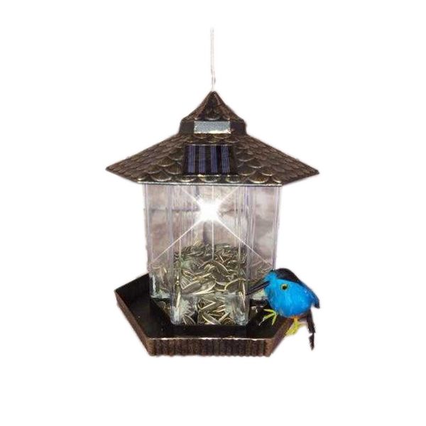 HTI-Living Vogelfutterhaus Nessa Solar, metallic gold Vogelfutterhaus Nessa Solar, metallic gold