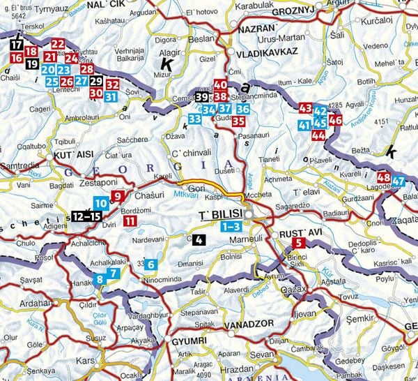 Produktbild: ROTHER Wanderf&uuml;hrer Georgien. 48 Touren im Kleinen und Gro&szlig;en Kaukasus und rund um Tbilissi