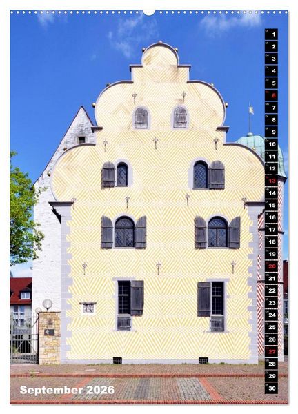 Produktbild: Osnabr&uuml;ck Fassade (Wandkalender 2026 DIN A2 hoch), CALVENDO Monatskalender