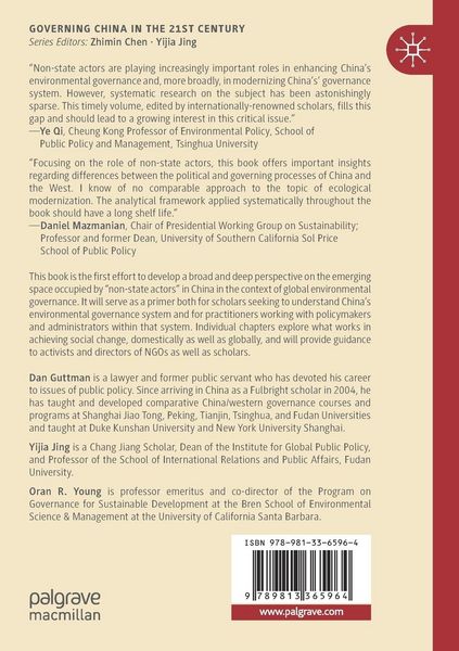Produktbild: Non-state Actors in China and Global Environmental Governance