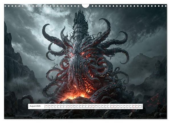 Produktbild: Legenden und Mythen - Legend&auml;re Tiere (Wandkalender 2026 DIN A3 quer), CALVENDO Monatskalender