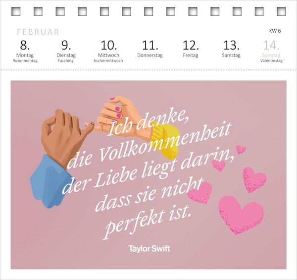 Produktbild: Postkartenkalender 365 Tage mit Taylor Swift 2027