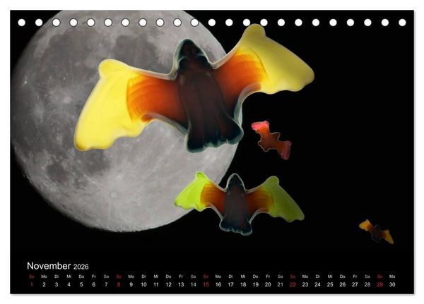 Produktbild: Die Welt der Fruchtgummis (Tischkalender 2026 DIN A5 quer), CALVENDO Monatskalender