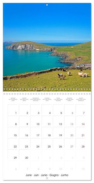 Produktbild: Places to visit in Ireland (Wall Calendar 2026 12 &times; 12 Inch) CALVENDO 12 Month Wall Calendar