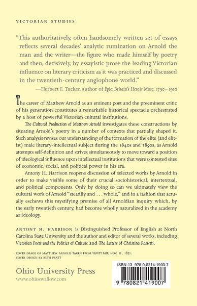 Produktbild: Harrison, A: Cultural Production of Matthew Arnold