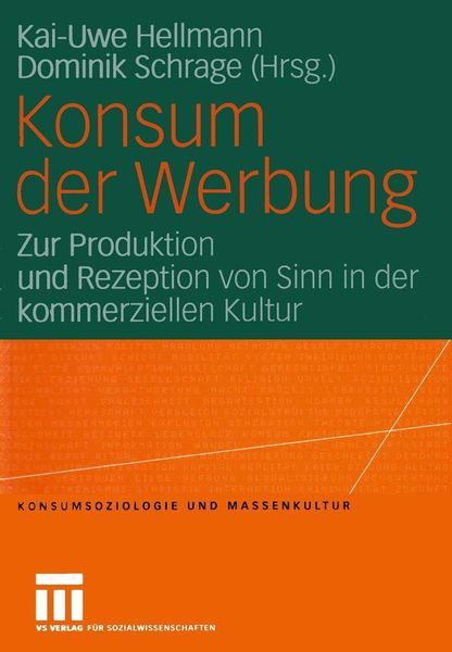 Produktbild: Konsum der Werbung