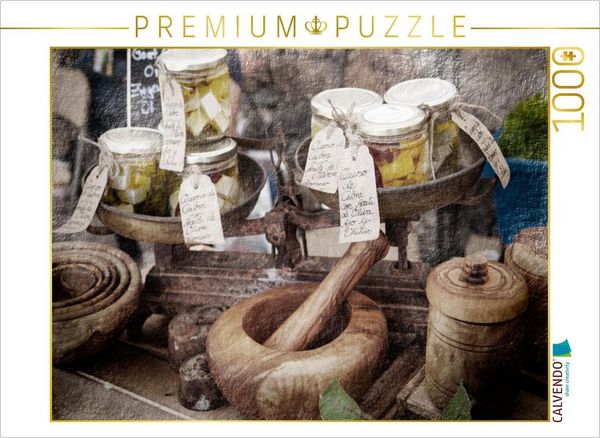Produktbild: CALVENDO Puzzle Eingelegte K&auml;se | 1000 Teile Lege-Gr&ouml;&szlig;e 64x48cm Foto-Puzzle f&uuml;r gl&uuml;ckliche Stunden