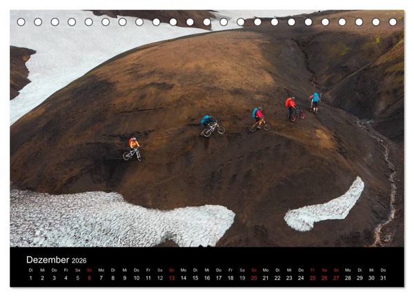 Produktbild: Bike Abenteuer Island (Tischkalender 2026 DIN A5 quer), CALVENDO Monatskalender