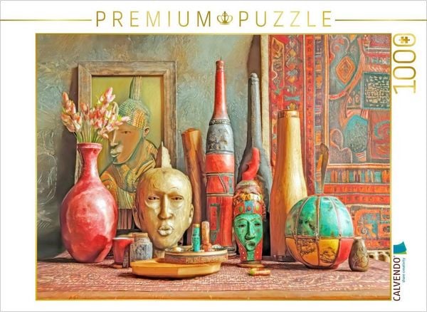 Produktbild: CALVENDO Puzzle Afrikanische Stillleben | 1000 Teile Lege-Gr&ouml;&szlig;e 64x48cm Foto-Puzzle f&uuml;r gl&uuml;ckliche Stunden